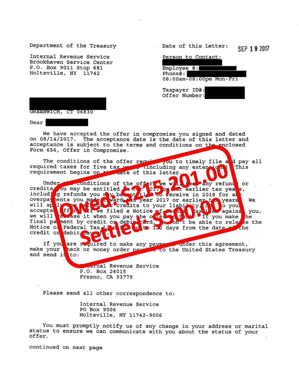 Estevez Robert Accepted OIC Redacted