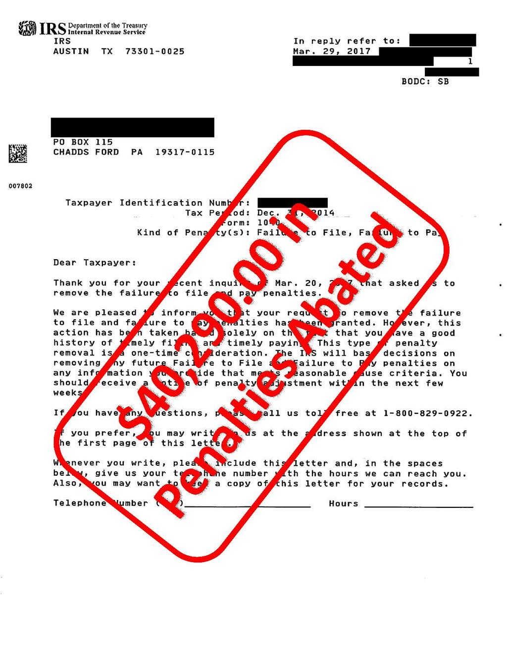 Patel Letter for Web Redacted